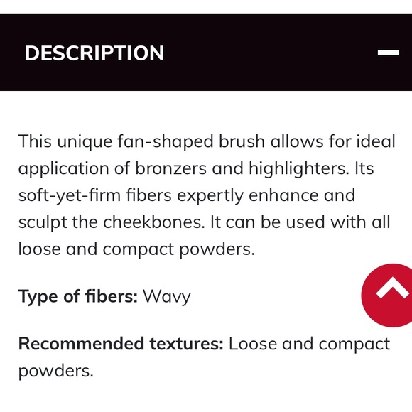 Make up For Ever - POWDER FAN BRUSH - 134 - Picture 3 of 4